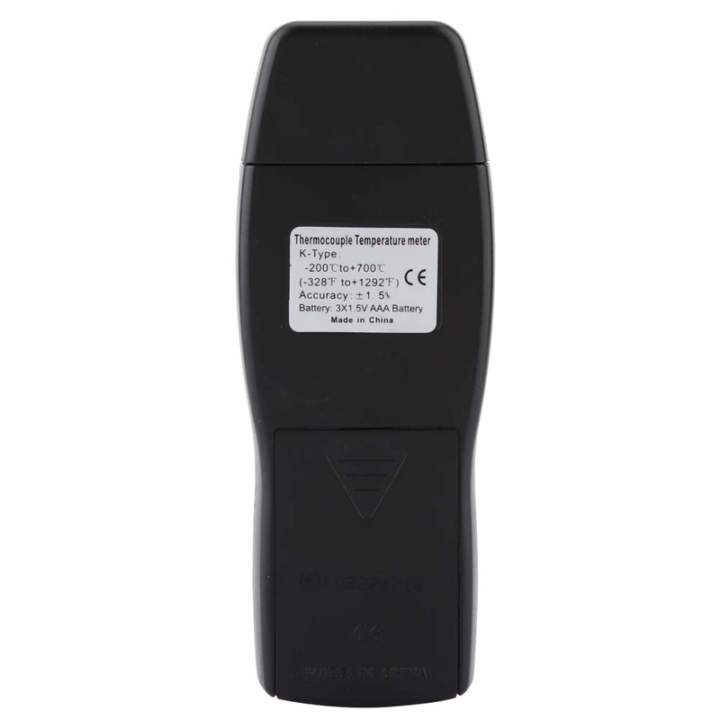 SMART SENSOR AS857 Digital LCD Thermometer Temperature Meter with K