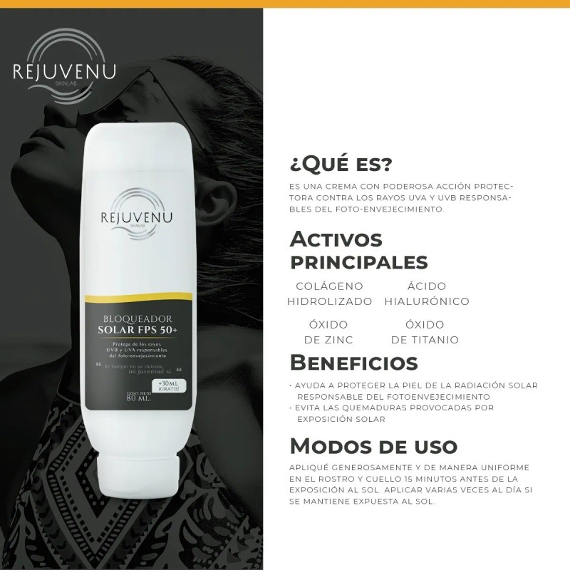 Bloqueador Protector Solar 130 Facial Time
