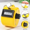 PLLDVEFD 3 Pieces Plastic Counter, Portable Counting Tool, Manual Counter,