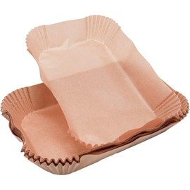 Nerthus FIH 1445 Air Fryer Paper Mould Rectangular 22 x 14 cm Non-Stick Heat Resistant