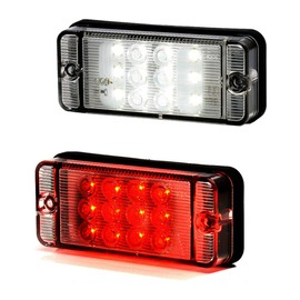 MelTruck® LED Rear Fog Light + Reversing Light Truck Car Trailer Tractor 12 V 24 V E20
