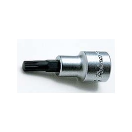 Koken M18 4020.60-M18 1/2 (12.7 mm) SQ. Triple Quad-Angle Bit Socket (XZN Standard) Total Length 2.4 inches (60 mm)