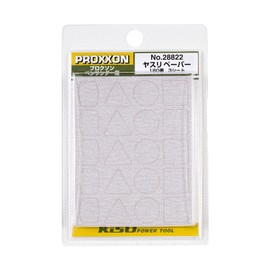 PROXXON No.28822 Pen Sander File Paper 3 Sheets [#180, 5 Types of Shapes per Sheet]