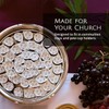 Truevine Economy Communion Cups and Wafer Set - Prefilled Cups