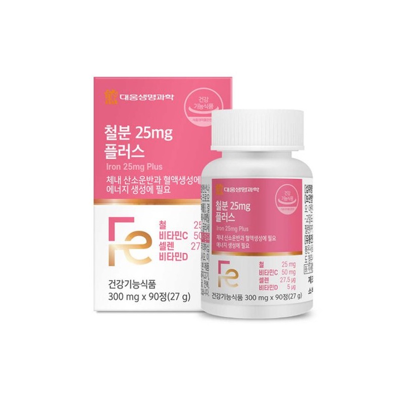 Daewoong BioScience 철분제 비헴철 프리미엄 철분 성인 임산부 어린이 청소년