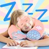 Sexysamba Travel Pillow for Kids Adults with Sleep Eye Mask
