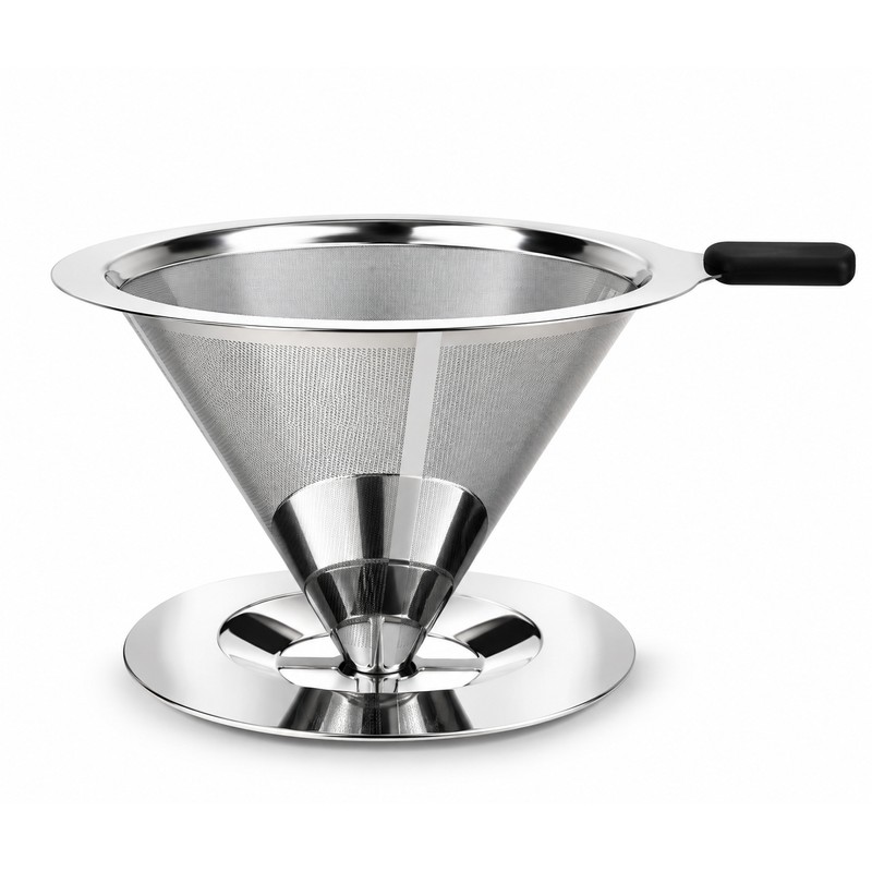 Premium Reusable Coffee Filter for Pour-Over Brewing – Double-Layer 304