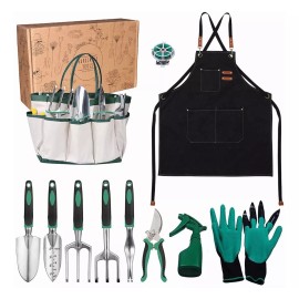 AZYAADIXX Juego De Herramientas De Jardín Kit Manual Jardinería 11pzs