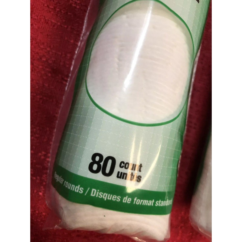 Assured Lot Of 2 - 100% Cotton Rounds, 160-ct. Make