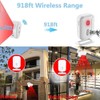 Wireless PIR Motion Sensor Detector Security Alarm Chime,Shop Store Office