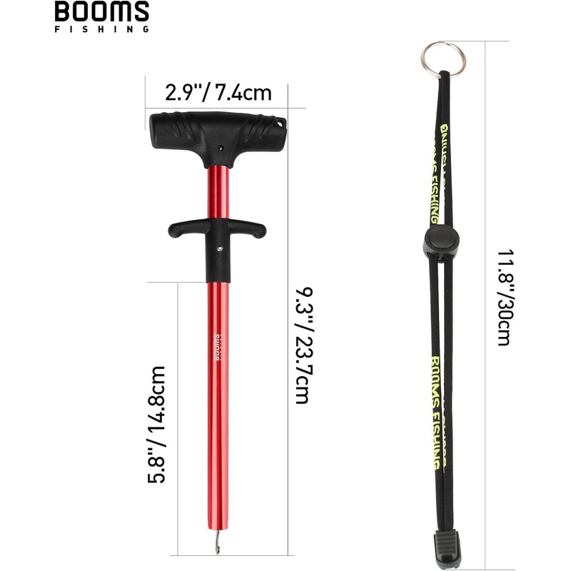 Booms Fishing R02 Hook Remover Aluminium Squeeze-Out Fish Hook Tools