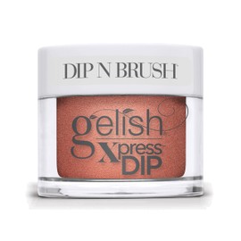Gelish Fall Collection Living Our Life Xpress Dip N Brush - 1.5oz Durable, Long-Lasting, Quick Dry, High Shine, Lightweight, Chip-Resistant & Vibrant (Sunset My Heart On Fire)