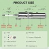 CNCTOPBAOS MMP25 3D Light Edge Finder with Ceramic Probe,to Find