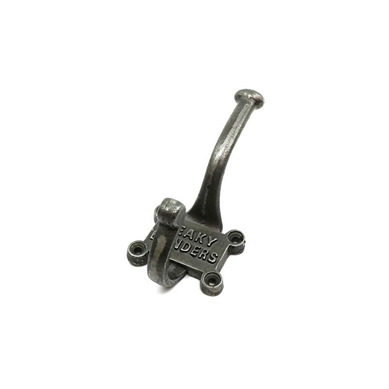 Coat Hook Double 2 Part Retro Peaky Blinders Ant Iron