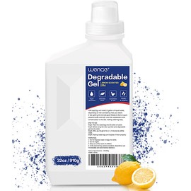 Wenge Urine Super Absorbent, Solidifier - 180 Use Lemon Scent Pre Pee Powder for Toilet, Porta Potty Chemicals, Eco Absorbent Liquid Waste Gelling and Deodorizing Powder, Urine Absorber for Emergency