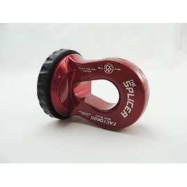 Factor 55 SPLICER 3/8-1/2" Synthetic Rope Splice-ON Shackle Mount - RED