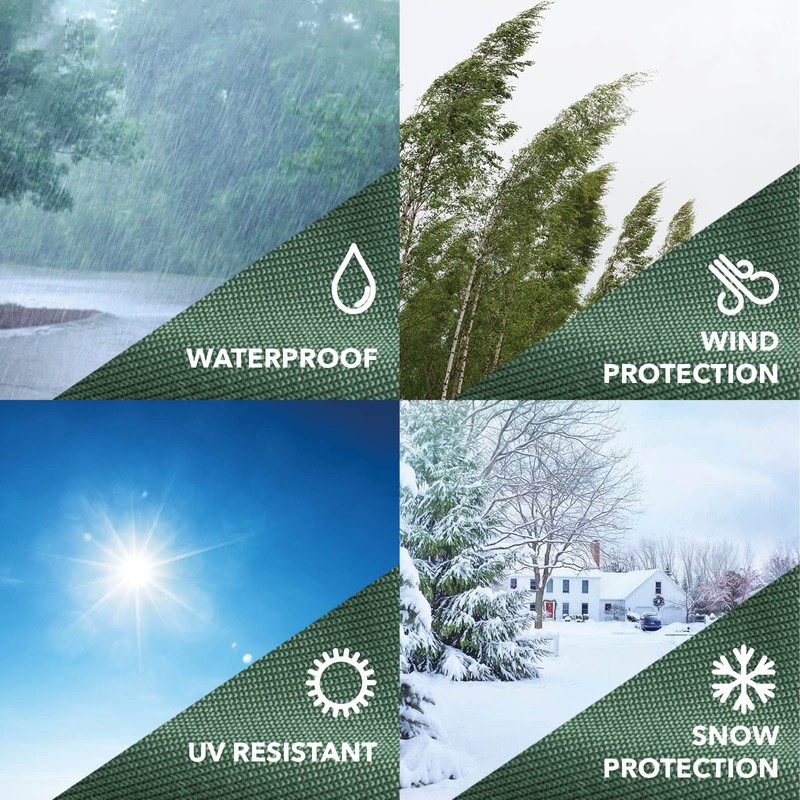 Bosmere Protector Rotary Washing Line Cover, 100% Waterproof, UV Protected,