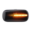 Amber Side Marker Light Fender Turn Signal Lamp 3000K Smoky