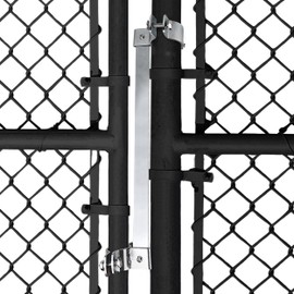 GearHill Automatic Gate Closer with Heavy Duty Steel Bar, Self Closing Gate Hinges Ideal for Metal Gate in The Outdoors Like in The Backyard, Dog Pool Fence