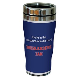 Tree-Free Greetings Highlanders College Basketball Sip 'N Go Stainless Steel Lined Travel Tumbler, 16 Ounce