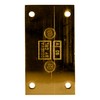 C.R. LAURENCE GEN037BR CRL Brass Geneva 037 Series Wall Mount