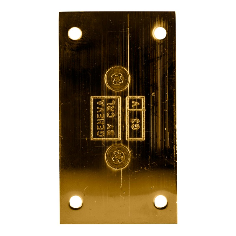 C.R. LAURENCE GEN037BR CRL Brass Geneva 037 Series Wall Mount