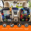 2 Pack Car Organizer Backseat, Back Seat Protector with9 Storage