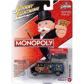 Johnny Lightning JLPC008 Pop Culture 1976 Dodge Van Monopoly