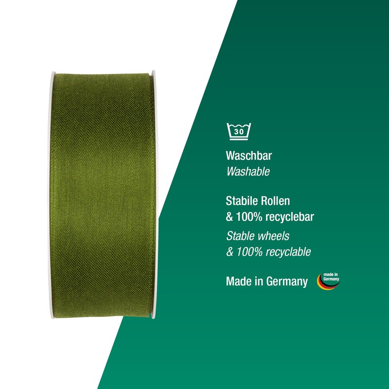 Halbach Seidenbänder Gift Ribbon Width 40 mm Length 25 m
