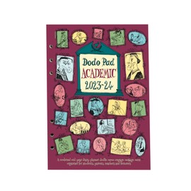 The Dodo Pad Academic 2023-2024 Filofax-compatible A5 Organiser Diary Refill, Mid Year / Academic Year, Week to View: A loose leaf Diary-Organiser-Planner for students, parents, teachers & scholars