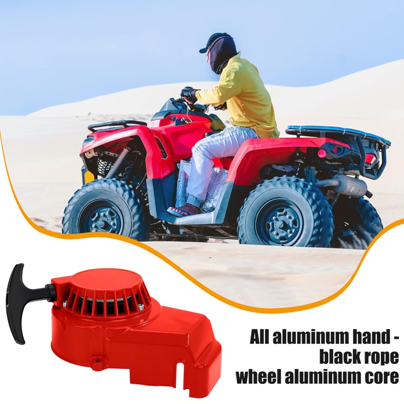 Tunejoy Pull Starter Motorcycle Recoil Starter Pocket Bike Aluminium Easy