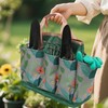 GeerDuo Garden Tool Bag, Portable Garden Tote Bag with Handle,