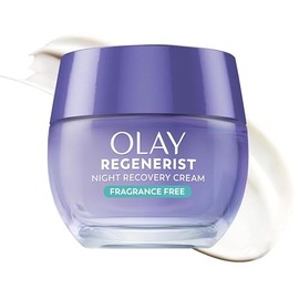 Olay Regenera Noche Recuperación Crema & crema facial hidratante, 1.7 onzas