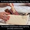Ellis James Designs Large Travel Makeup Bag for Women -