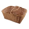 FRANK FLECHTWAREN Dekoleidenschaft, self-service basket "square", 42 x 36 x