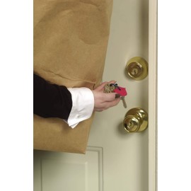 Lucky Line House Shaped Key Cap for KW1 & SC1 Key Ways, Red, 5/PK (162705)