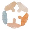 Silicone Baby Pacifier Bite Resistant Teething Discomfort Relief Washable Silicone