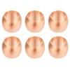 PATIKIL 6mm Tube OD Compression Sleeves Ferrules, 6pcs Copper Ferrule