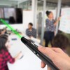 Presentation Clickers, BYEASY Wireless Presenter Remote with Green Laser Pointer,