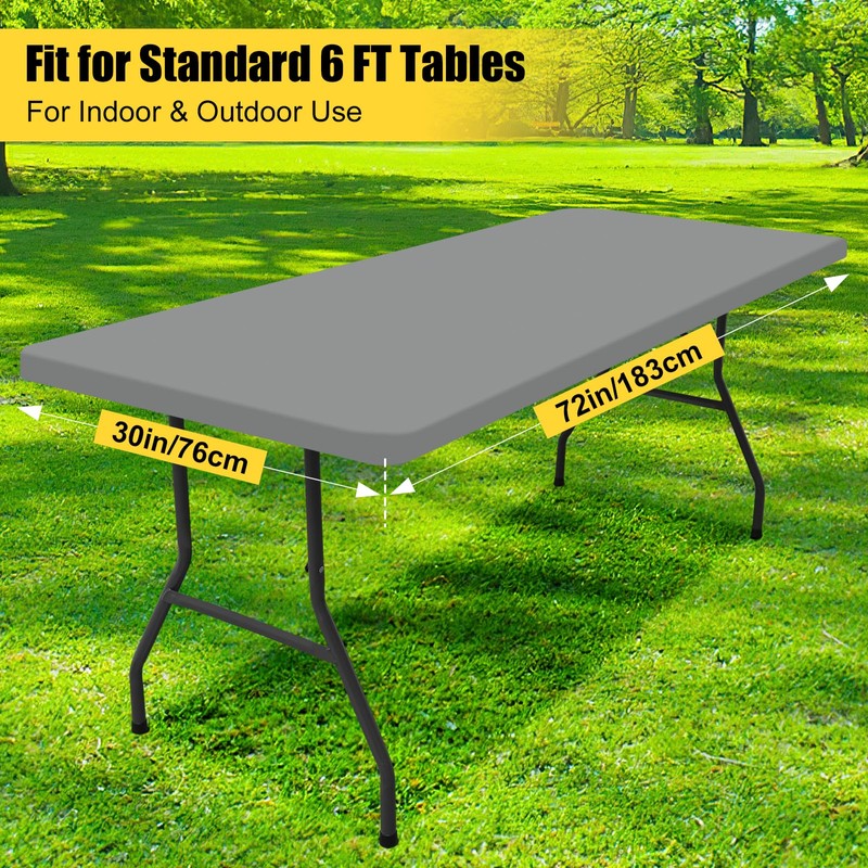 Smiry - Mantel rectangular para picnic, paquete de 2, manteles