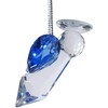 Rainbow crystal Blue Guardian Angel Crystal Suncatcher, Hand Made 1.96