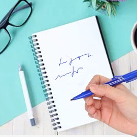 Zerodis Marker Pens, 10Pcs Dual Coloring Pens Art Marker, Double‑End Colored Markers for Calligraphy Drawing Sketching Coloring Book(Blue)