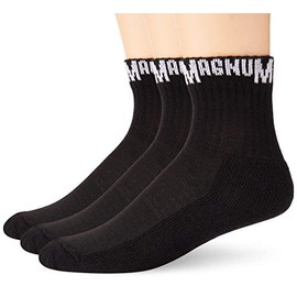 Magnum 3 Pack Base Pack Black Socks - Small