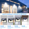 Peasur Solar Lights Outdoor Waterproof [12 Packs/140 LEDs], 3 Lighting