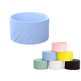 FoGooxr Silicone Cover Tumbler Boot, Water Bottle Boot to Protect Tumblers Bottom, Indoor Outdoor Drinkware Accessories (Blue)