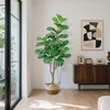 ATRUG 5ft Artificial Fiddle Leaf Fig Tree, Faux Ficus Lyrata