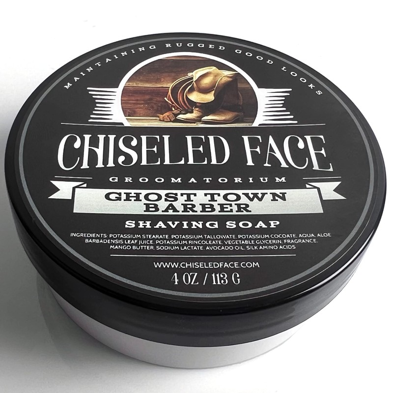 Ghost Town Barber - Handmade Luxury Shaving Soap from Chiseled