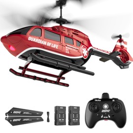 DEERC SQN-002 RC Helicopter, Indoor/Outdoor, Small, For Kids, Helicopter, Rescue Toy, Hobby, For Beginners, Airplane, 2.4 GHz, Up to 26 Minutes of Flight, 3 Speeds, One Key Takeoff and Landing
