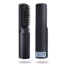 Cepillo Alisador De Barba Profesional Electrico Portatil Usb