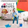 DAILY PAPER 3 Trapos, Jergas Nueva Microfibra Extragrandes Multiusos 75cm